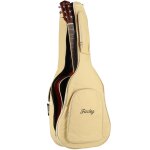 Fazley carrier d4wk housse deluxe pour guitare folk - beige kaki