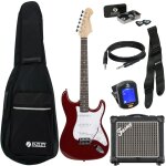 Fazley classic series fst118 dakota red pack d�butant guitare electrique