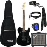 Fazley classic series ftl218 black pack d�butant guitare electrique