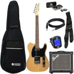 Fazley classic series ftl218 natural pack d�butant guitare electrique