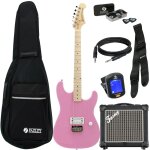 Fazley custom series hot rod v2 ftd182 shell pink pack d�butant guitare electrique