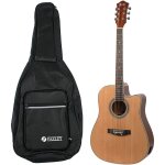 Fazley fe118cn guitare folk electro - acoustique + housse