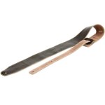Fazley leta sgstn - brn sangle de guitare marron en cuir fin
