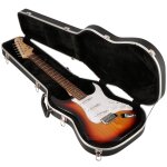 Fazley protecc aebk etui abs pour guitare electrique style st & te noir