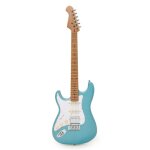Fazley sunset series dawn hss guitare electrique gaucher - corps tilleul - erable grill� - micros polyvalents ...
