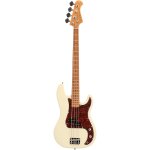 Fazley sunset series piranha 4 olympic white basse electrique avec housse