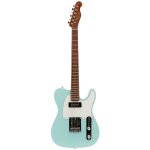 Fazley sunset series tempest 90 sky blue guitare electrique avec housse