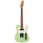 Fazley sunset series tempest 90 surf green guitare electrique avec housse