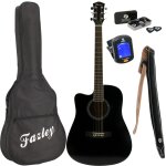 Fazley w40 - bk lh pack d�butant guitare folk