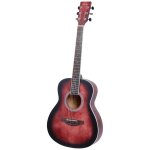 Fazley w55 - col - r - 3 / 4 colourtune guitare folk rouge