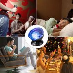 Fba monopolys led ocean projecteur avec tlcommande blanc ((la tlcommande est expdie sans piles) ...