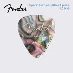 Fender 1 pc celluloid guitar picks bass mediator acoustic electric accessoires classic guitar part pick ...
