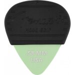 Fender 3 mediators mojo grip, dura - tone delrin 0, 58 mm - surf green