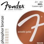 Fender 60cl custom light cordes guitare folk acoustique 11 - 52