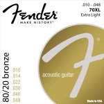 Fender 70xl extra light cordes guitare folk acoustique 10 - 48