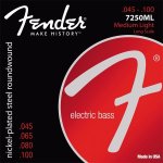 Fender 7250ml 45 - 100 jeu 4 cordes pour basse electrique Fender 7250ml 45 - 100 jeu 4 cordes pour basse electrique
