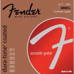 Fender 880cl dura - tone custom light cordes guitare folk 11 - 52 Fender 880cl dura - tone custom light cordes guitare folk 11 - 52