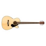 Fender cb - 60sce - basse acoustique - finition naturelle - toucher laurier