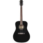 Fender cd - 60 dread v3 black guitare folk acoustique