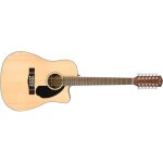 Fender cd - 60sce dreadnought 12 cordes naturel - guitare electro - acoustique