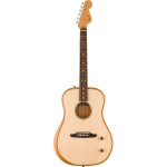 Fender highway series dreadnought rw natural guitare ?lectro - acoustique folk avec housse deluxe