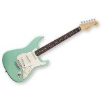 Fender jeff beck stratocaster - touche palissandre - surf green ( + etui)