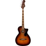 Fender kingman bass shaded edge burst wn black pickguard basse electro - acoustique avec housse