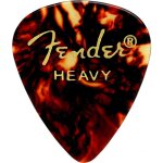 Fender - mdiator cellulod forme 351 heavy - pack de 12 mdiators guitare