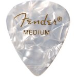 Fender - médiators white moto 351 shape medium - pack de 12 médiators guitare Fender - médiators white moto 351 shape medium - pack de 12 médiators guitare