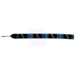Fender monogrammed sangle de guitare 2  noir - gris - bleu