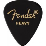 Fender pack de 12 mdiators 351 premium celluloid, durs - noir