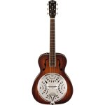 Fender pr - 180e resonator aged cognac burst wn guitare electro - acoustique a rsonateur avec etui