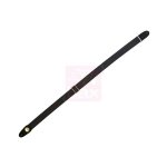 Fender sangle de guitare en coton / cuir 2  avec logo, noir