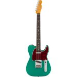 Fender susan tedeschi telecaster rw aged caribbean mist guitare electrique avec etui de luxe noir