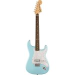 Fender tom delonge stratocaster rw daphne blue guitare electrique avec housse deluxe Fender tom delonge stratocaster rw daphne blue guitare electrique avec housse deluxe