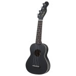 Fender venice soprano uke - touche noyer - noire