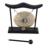 Feng shui gong en laiton pour la mditation et la dcoration zen, ornement de bureau chinois avec support ...