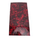 Feuille de placage de guitare en cellulo�d rouge 19, 7 x 9, 8 cm 0, 8 mm d�epaisseur accessoire de plaque ...