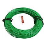 Fil lectrique vert au mtre 1 mm cble faisceau cuivre multibrin voiture moto scooter quad camion remorque ...