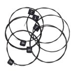 Fil plaqu� or / noir / argent, 6 pi�ces / lot, nylon 3% polyester, cordes pour guitare classique, nx35 ...
