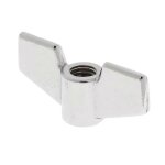 Filetage 8mm métal cymbale stand wingnuts pour accessoire drum kit argent / noir Filetage 8mm métal cymbale stand wingnuts pour accessoire drum kit argent / noir