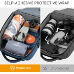 Film de protection pour objectif d'appareil photo : tissu adhsif magique pour objectif, doux et ferme ...