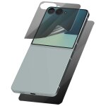 Film souple pour galaxy z flip 7 anti rayures avec filtre confidentialit� noir transparent