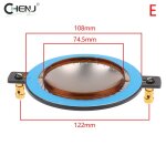 Film de titane  membrane de bobine vocale, haut - parleur aigu, accessoires de rparation, pices de ...