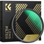 Filter polarisant filtre cpl 58 mm nano - x mrc hd super mince multicouche pour objectif appareil photo ...