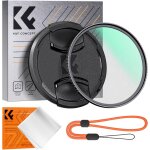 Filtre 46mm black - mist 1 / 8 diffusion et bouchon d'objectif et chiffon et petite dragonne pour objectif ...