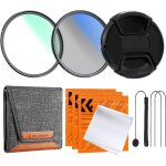 Filtre 62mm uv + cpl + bouchon d'objectif + pochette + 3 chiffons de nettoyage ¿150 * 150 mm en kit ...
