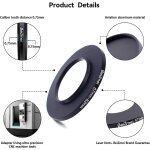 Filtre adaptateur de 67 mm a 82 mm compatible avec tous les objectifs 67 mm a 82 mm uv, nd, cpl, filtre, ...