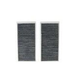Filtre  air pour cabine, 2 pices, charbon actif, adapt  la bmw 218i / 220 i / mini / clubman / countryman ...