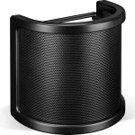 Filtre anti - pop, triple maille métallique, mousse et couche d'étamine pour microphone portable, accessoires ... Filtre anti - pop, triple maille métallique, mousse et couche d'étamine pour microphone portable, accessoires ...